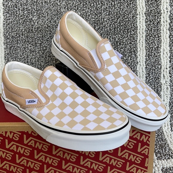 Vans Classic Slip-On Checkerboard Frappe/True White WMNS - Picture 5 of 16